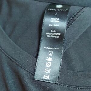 Yogalicious  Black Long Sleeve Tee